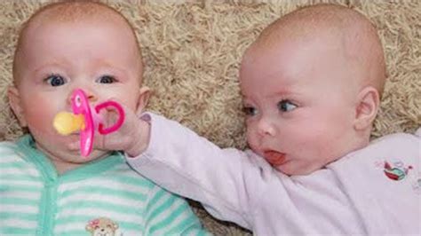 funny twin babies fighting twin babies compilation youtube
