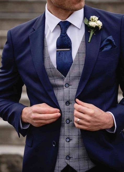 elegant mens blue suit ideas  men    cool wedding suits men blue blue suit