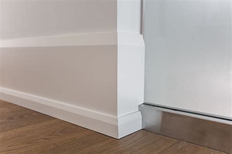 white contemporary baseboards baseboard styles home building tips