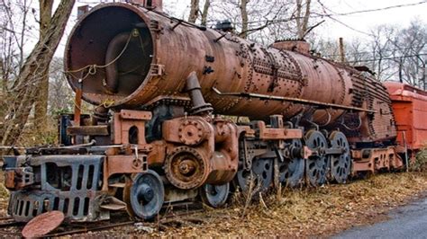 strangest  abandoned steam engine trains  usa abandoned steam