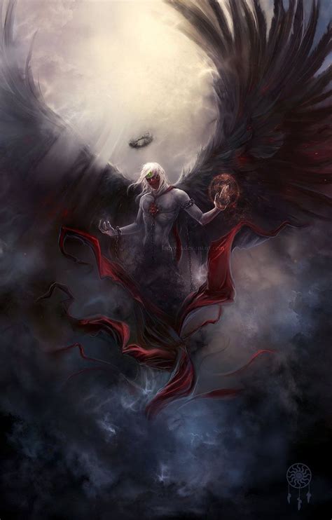 The Dark By Ladyowl On Deviantart Aasimar Angel Wings