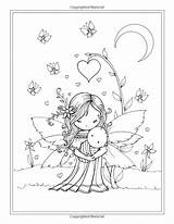 Coloring Pages Whimsical Printable Fairy Adult Stamps Digi Bear Book Colouring Kids Choose Board Fairies Templates Vintage Template Dekock Jeanette sketch template