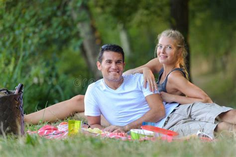 Couple Laying On Grass Stock Image Image Of Grass Person 152588841