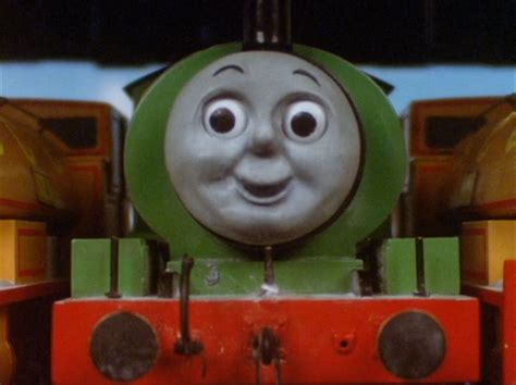 handmade  scale percy  small green engine face happy  etsy
