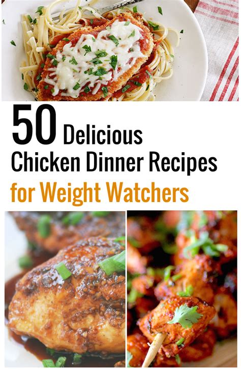 delicious chicken dinner recipes  weight watchers recipe diaries