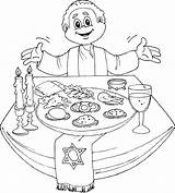 Coloring Passover Pages Pesach Color Seder Plate Preschool Jewish Print Cards Kids Dinner sketch template