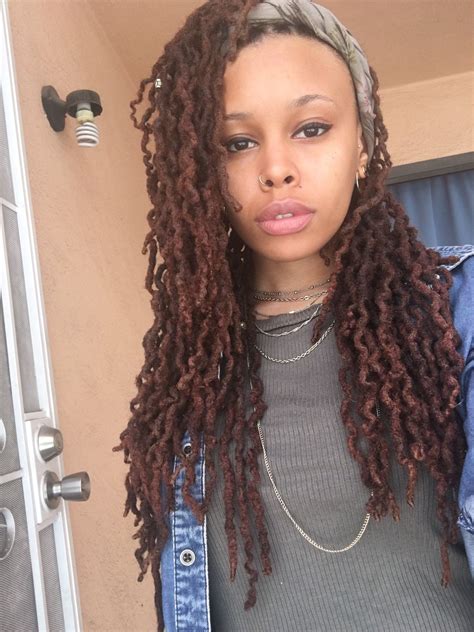 Dreadlocks Women With Loc Lock Styles Locs And Scarves Edgy Hair
