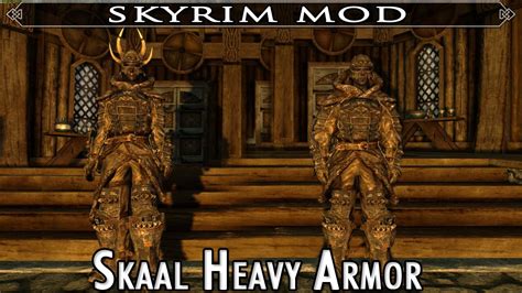 skyrim mod feature skaal heavy armor  tumbajamba  dvated youtube