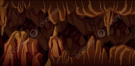 underground cavern landscape scene scene clip art vector scene clip