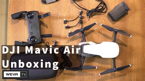 dji mavic air drone unboxing youtube
