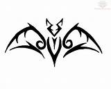 Tribal Bat Tattoo Tattoos Small Drawing Designs Clipart Batman Symbol Simple Pattern Cliparts Drawings Outline Eagle Logo Mexican Clip Patterns sketch template