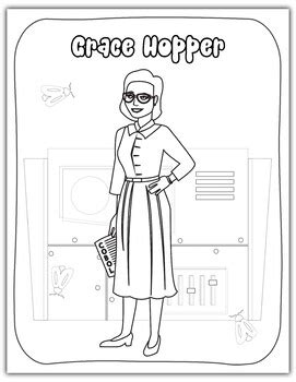 computer scientists coloring sheets distance learning tpt