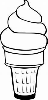 Ice Cream Soft Serve Cones Food Desserts Fast Clipart Pages Gerald Cone Coloring Clip sketch template
