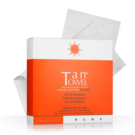 amazoncom tan towel  tan towelette   count luxury beauty