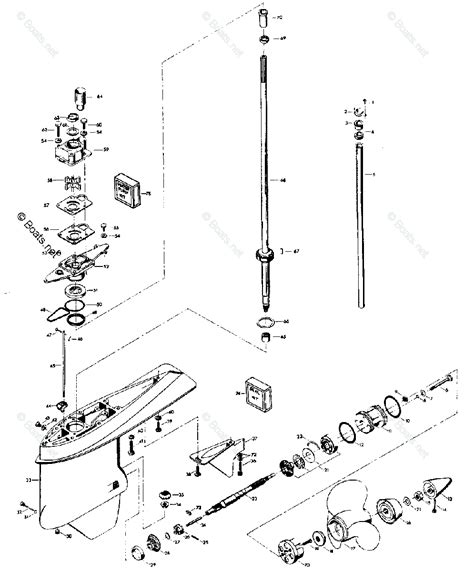 chrysler outboard hp oem parts diagram  gear housing boatsnet