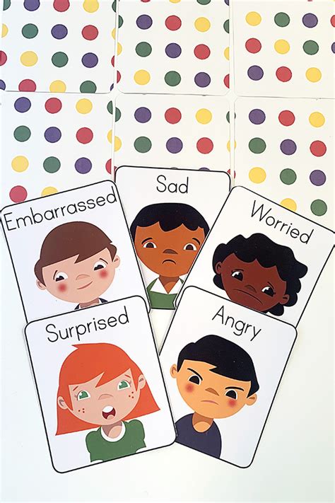 emotions cards printable