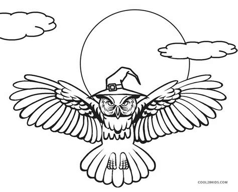 printable owl coloring pages  kids coolbkids