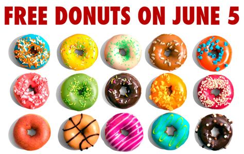 Free Donuts On June 5 2015 Julie S Freebies