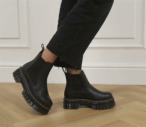 womens ankle boots dr martens audrick chelsea boots black cinde