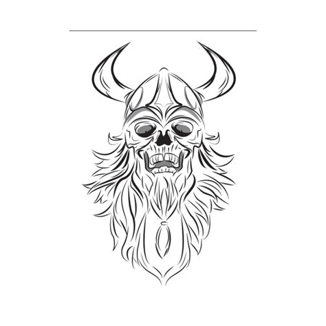 viking skull horns long sleeve  shirt teepublic