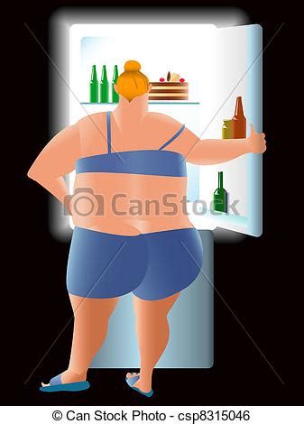 dieting bad habits overweight woman    late stock