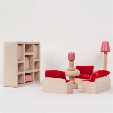 meubles en bois de fashion dolls house miniature  ensemble de salle apprendre des jouets pour