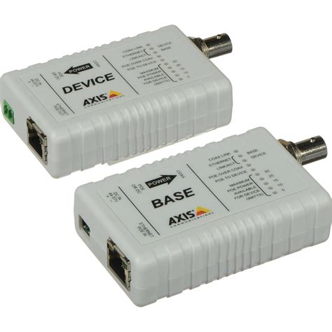 axis communications  ethernet  coax adapter