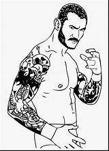 Coloring Pages Randy Orton Getcolorings sketch template