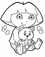 Dora Wonderful sketch template