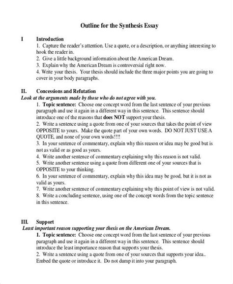 synthesis essay  examples format  examples