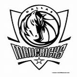 Coloring Pages Basketball Nba Mavericks Dallas Book Logo Silhouette Colormegood Choose Board Sports sketch template