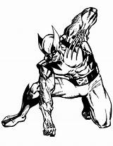 Wolverine Logan Colorir Desenhos Clipartmag Comic sketch template