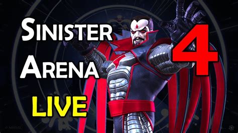 sinister arena part  marvel contest  champions  stream youtube