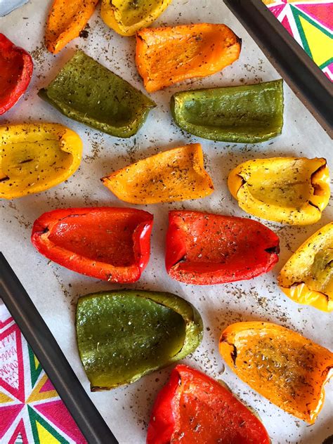 oven roasted bell peppers recipe melanie cooks
