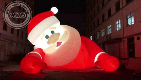 20 Ft Inflatable Christmas Animated Reindeer Pulling Santa Buy