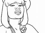 Nicki Minaj Coloring Pages Getcolorings Color Printable Getdrawings sketch template