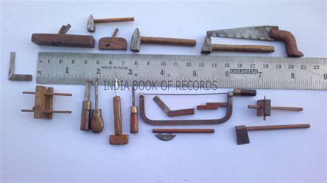 miniature woodworking hand tools india book  records