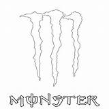 Monster Energy Logo Para Pintar Dibujo Drink Coloring Pages Logos Clip Cliparts Logodix sketch template