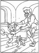Pinocchio Dansent Gepetto Disney Coloriages Coloriage Geppetto sketch template