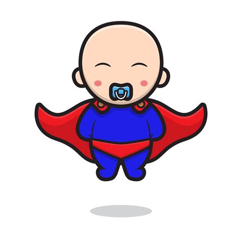 baby superhero vector art icons  graphics