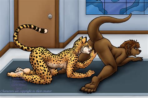 Rule 34 All Fours Anthro Ass Up Breasts Cunnilingus Curiodraco Feline