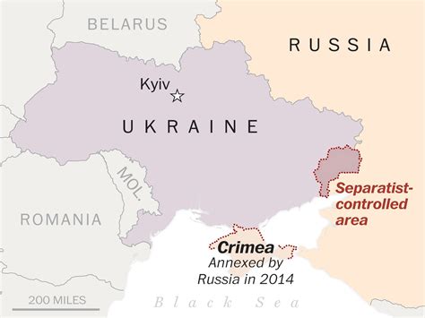 russia ukraine conflict explained in four maps the washington post