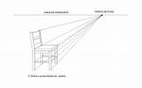 Perspectiva Fuga Ponto Desenhar Cadeira Abra Objeto Escola Rafael Concept Imagens sketch template