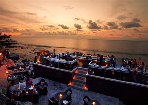 Unique Dining Experience At Rock Bar Ayana Hotels Bali