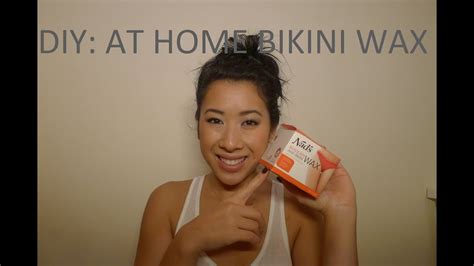 Diy At Home Bikini Waxing Using Hard Wax Youtube