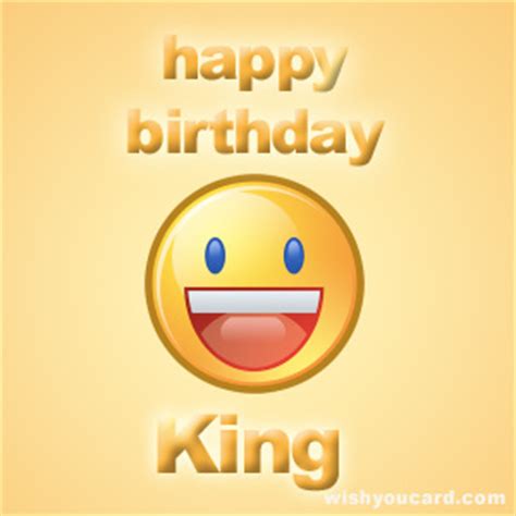 happy birthday king   cards