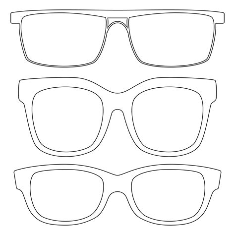 images  sun glasses outline printable sunglasses outline