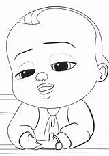 Boss Baby Coloring Pages Print Kids sketch template