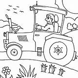 Tractor Procoloring Tractors sketch template