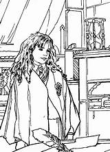 Hermione פוטר הארי ציעה להדפסה דפי של sketch template